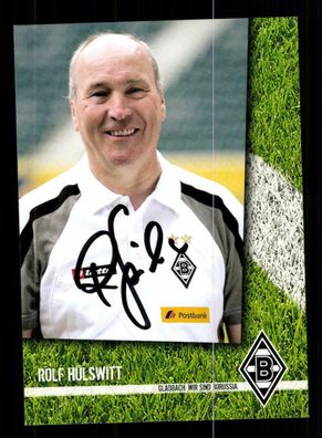 Rolf Hülswitt Autogrammkarte Borussia Mönchengladbach 2009-10 Original