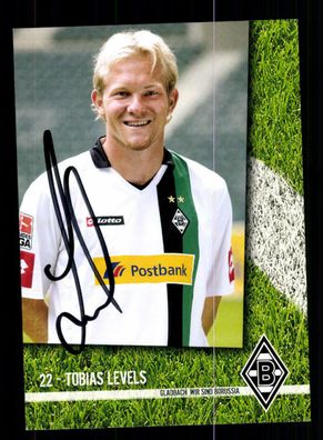 Tobias Levels Autogrammkarte Borussia Mönchengladbach 2009-10 Original