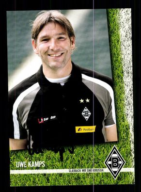 Uwe Kamps Autogrammkarte Borussia Mönchengladbach 2009-10 Original