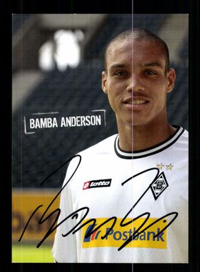 Bamba Anderson Autogrammkarte Borussia Mönchengladbach 2010-11 Original