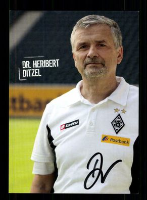 Heribert Ditzel Autogrammkarte Borussia Mönchengladbach 2010-11 Original