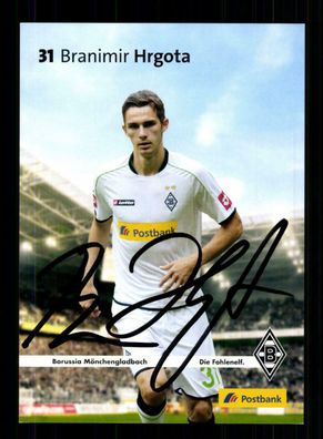 Branimir Hrgota Autogrammkarte Borussia Mönchengladbach 2012-13 Original