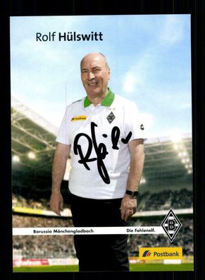 Rolf Hülswitt Autogrammkarte Borussia Mönchengladbach 2012-13 Original