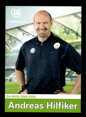 Andreas Hilfiker Autogrammkarte VFL Wolfsburg 2008-09 Original Signiert