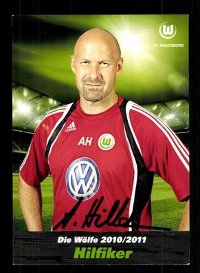 Andreas Hilfiker Autogrammkarte VFL Wolfsburg 2010-11 Original Signiert