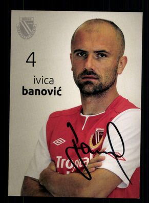 Ivica Banovic Autogrammkarte Energie Cottbus 2012-13 Original Signiert