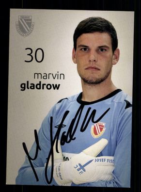 Marvin Gladrow Autogrammkarte Energie Cottbus 2012-13 Original Signiert
