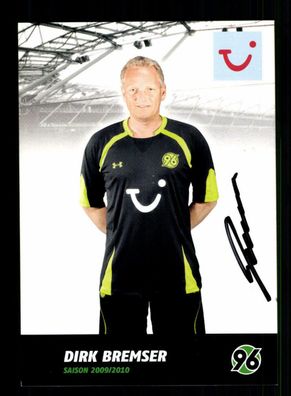 Dirk Bremser Autogrammkarte Hannover 96 2009-10 Original Signiert