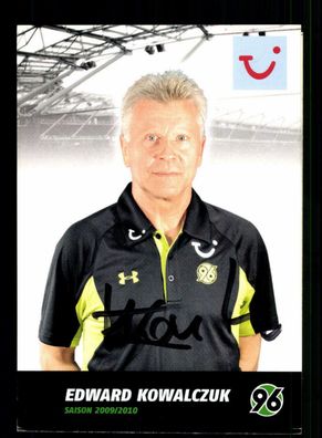 Edward Kowalczuk Autogrammkarte Hannover 96 2009-10 Original Signiert