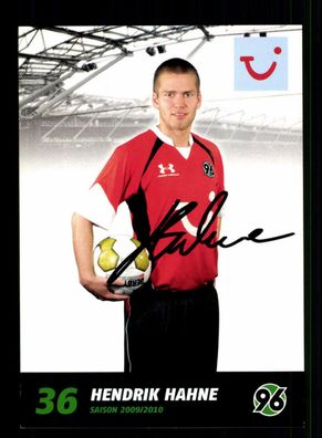 Hendrik Hahne Autogrammkarte Hannover 96 2009-10 Original Signiert