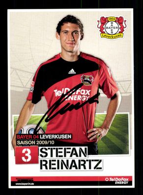 Stefan Reinartz Autogrammkarte Bayer Leverkusen 2009-10 Original Signiert