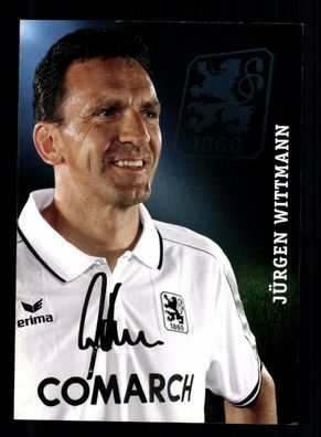 Jürgen Wittmann Autogrammkarte TSV 1860 München 2010-11 Original Signiert