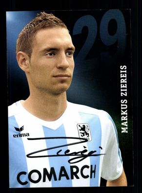 Markus Ziereis Autogrammkarte TSV 1860 München 2010-11 Original Signiert