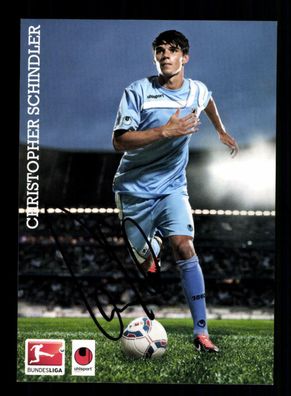 Christopher Schindler Autogrammkarte TSV 1860 München 2011-12 Original Signiert