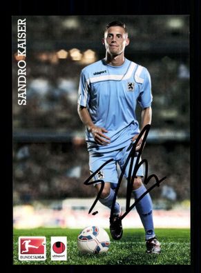 Sandro Kaiser Autogrammkarte TSV 1860 München 2011-12 Original Signiert