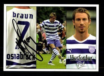 Marvin Braun Autogrammkarte VFL Osnabrück 2008-09 Original Signiert