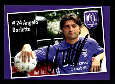 Angelo Barletta Autogrammkarte VFL Osnabrück 2009-10 Original Signiert