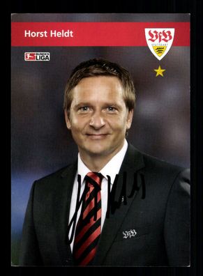 Horst Heldt Autogrammkarte VfB Stuttgart 2008-09 Original Signiert