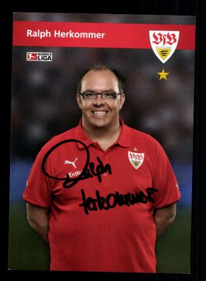 Ralph Herkommer Autogrammkarte VfB Stuttgart 2008-09 Original Signiert