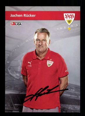 Jochen Rücker Autogrammkarte VfB Stuttgart 2009-10 Original Signiert