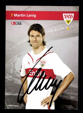 Martin Lanig Autogrammkarte VfB Stuttgart 2009-10 Original Signiert