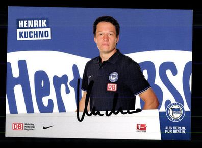Henrik Kuchno Autogrammkarte Hertha BSC Berlin 2011-12 Original Signiert