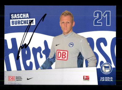 Sascha Burchert Autogrammkarte Hertha BSC Berlin 2011-12 Original Signiert