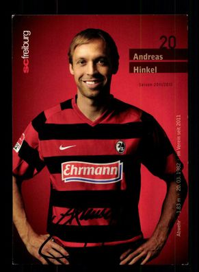 Andreas Hinkel Autogrammkarte SC Freiburg 2011-12 Original Signiert