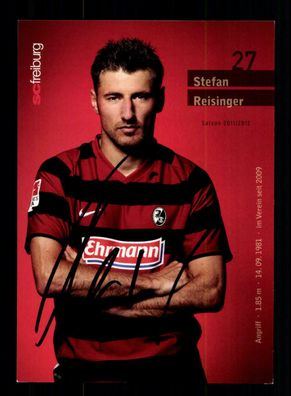Stefan Reisinger Autogrammkarte SC Freiburg 2011-12 Original Signiert