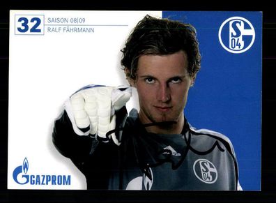 Ralf Fährmann Autogrammkarte FC Schalke 04 2008-09 Original Signiert