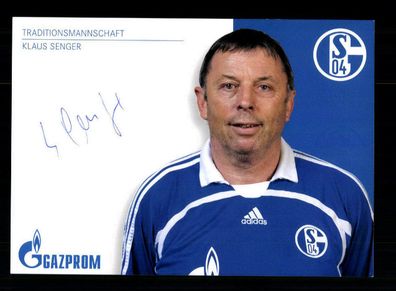 Klaus Senger Autogrammkarte FC Schalke 04 2008-09 Traditionsmannschaft