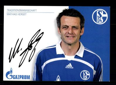 Mathias Herget Autogrammkarte FC Schalke 04 2008-09 Traditionsmannschaft