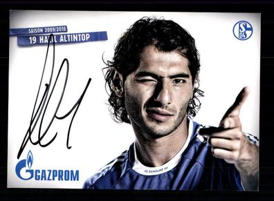 Halil Altintop Autogrammkarte FC Schalke 04 2009-10 Original Signiert