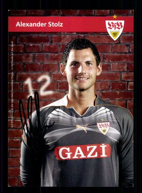 Alexander Stolz Autogrammkarte VFB Stuttgart 2010-11 Original Signiert