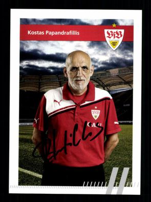 Kostas Papandrafillis Autogrammkarte VfB Stuttgart 2011-12 Original Signiert