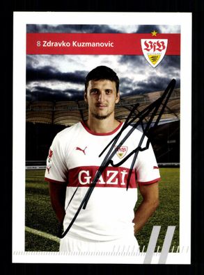 Zdravko Kuzmanovic Autogrammkarte VfB Stuttgart 2011-12 Original Signiert