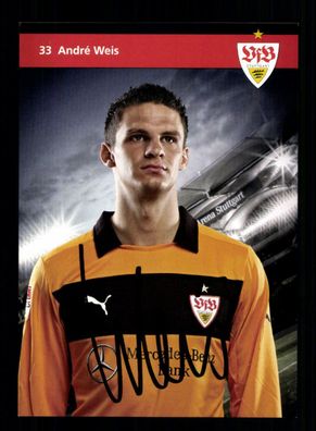 Andre Weis Autogrammkarte VfB Stuttgart 2012-13 Original Signiert