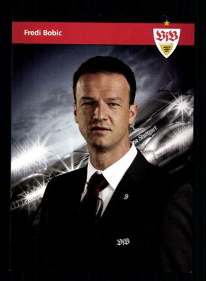 Fredi Bobic Autogrammkarte VfB Stuttgart 2012-13 Original Signiert