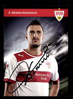 Zdravko Kuzmanovic Autogrammkarte VfB Stuttgart 2012-13 Original Signiert