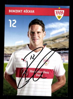 Benedikt Röcker Autogrammkarte VfB Stuttgart 2013-14 1. Karte Original Signiert