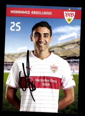 Mohammed Abdellaoue Autogrammkarte VfB Stuttgart 2013-14 1. Karte Original