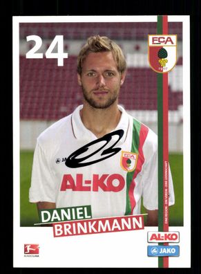 Daniel Brinkmann Autogrammkarte FC Augsburg 2011-12 Original Signiert