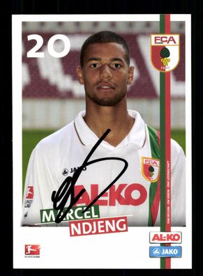 Marcel Ndjeng Autogrammkarte FC Augsburg 2011-12 Original Signiert