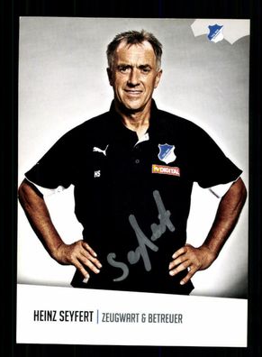 Heinz Seyfert Autogrammkarte TSG Hoffenheim 2010-11 Original Signiert