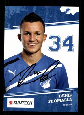 Denis Thomalla Autogrammkarte TSG Hoffenheim 2011-12 Original Signiert
