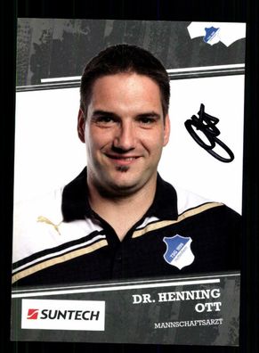 Henning Ott Autogrammkarte TSG Hoffenheim 2011-12 Original Signiert