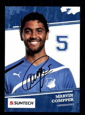 Marvin Compper Autogrammkarte TSG Hoffenheim 2011-12 Original Signiert