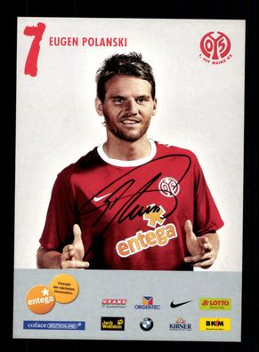 Eugen Polanski Autogrammkarte FSV Mainz 05 2010-11 Original Signiert