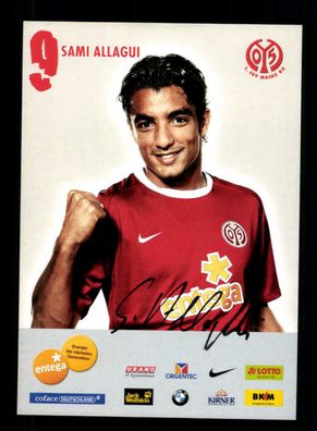 Sami Allagui Autogrammkarte FSV Mainz 05 2010-11 Original Signiert