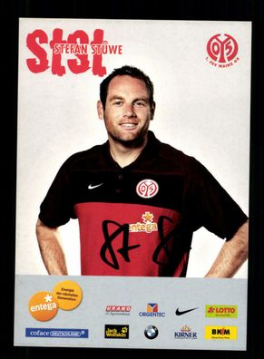 Stefan Stüwe Autogrammkarte FSV Mainz 05 2010-11 Original Signiert